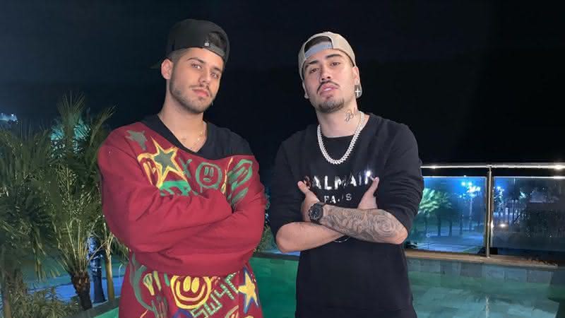 Zé Felipe e Kevinho se juntam para colocar o papo em dia - Instagram