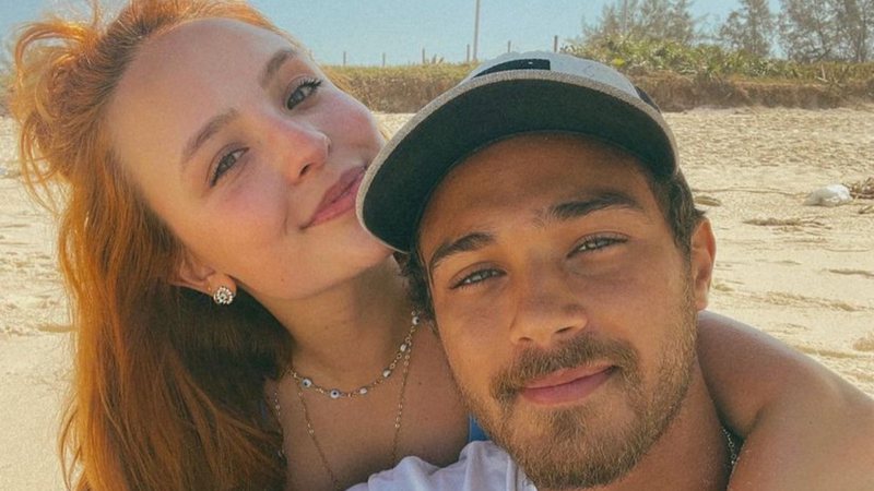 Larissa Manoela se derrete com fotos do namorado, André Luiz Frambach: “Mais lindo do mundo” - Instagram