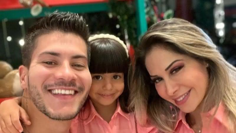 Arthur Aguiar revela como filha reagiu ao divórcio com Maíra Cardi - Instagram