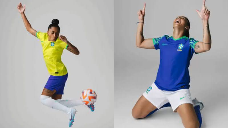 Uniformes da seleção brasileira ganham shorts apropriados para período menstrual - Nike