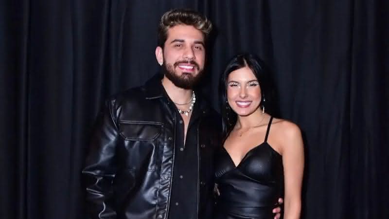 Ana Castela e Gustavo Mioto beijam muito em festa após assumirem namoro - Instagram