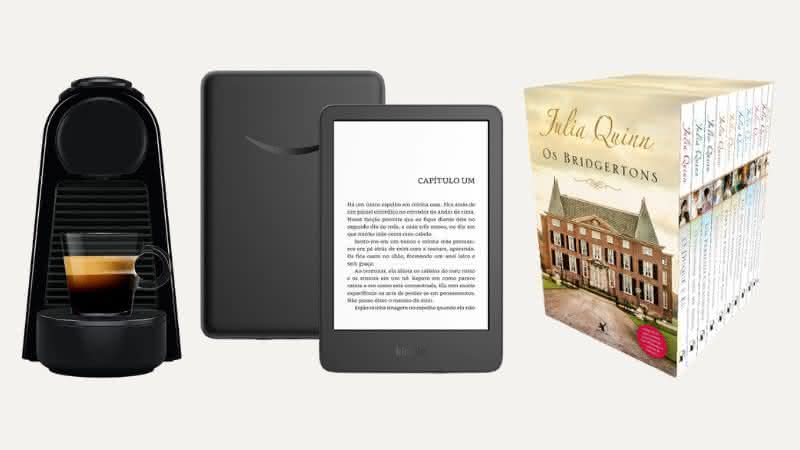 Livros, Echo, Kindle, itens para casa e muitos outros itens para você surpreender quem ama - Reprodução/Amazon