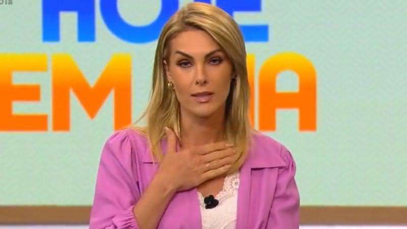 Ana Hickmann apresenta Hoje em Dia ao vivo e faz desabafo sobre agressão - Record Tv