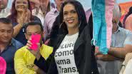 Educadora quer ser a primeira trans na Câmara de Sobral - Reprodução