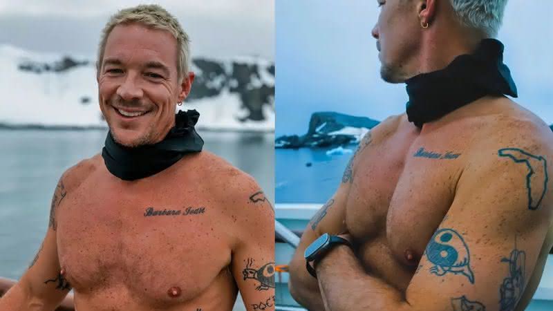 Diplo bem quente no Alasca - Reprodução/Instagram