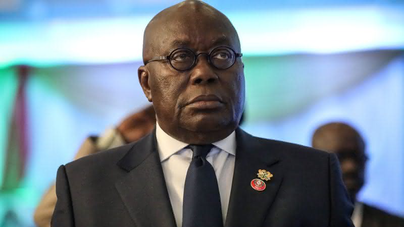 Nana Akufo-Addo está deixando o cargo após dois mandatos - Reprodução