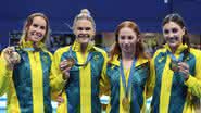 Equipe australiana conquistou a medalha de ouro - Reprodução/Instagram