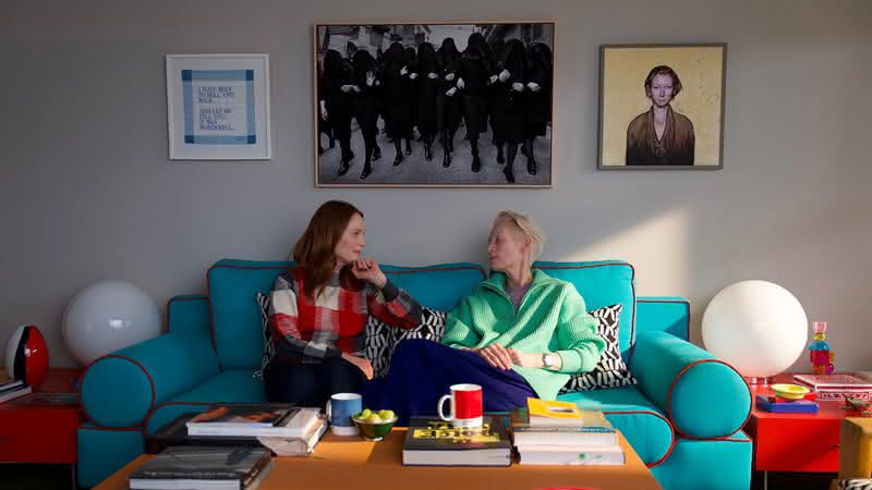 As ganhadoras do Oscar Julianne Moore e Tilda Swinton - Reprodução