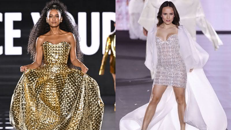 Taís Araujo e Larissa Manoela em desfile - Getty Imagens