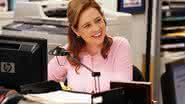 A atriz Jenna Fischer em 'The Office' - Divulgação / NBC