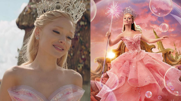 Ariana Grande e sua personagem Glinda - Reprodução/ Instagram - @arianagrande