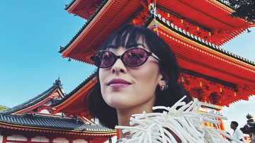 A atriz Ana Hikari em viagem ao Japão - Reprodução/Instagram - @_anahikari