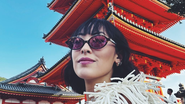 A atriz Ana Hikari em viagem ao Japão - Reprodução/Instagram - @_anahikari