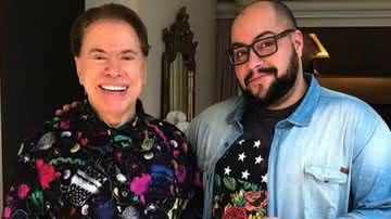 Silvio Santos e Tiago Abravanel - Reprodução / Instagram