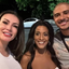 Lucas Ferraz, a mãe e Andressa Urach