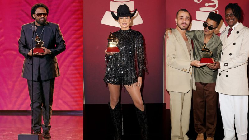 Xande de Pilares, Ana Castela e Os Garotin de São Gonçalo em premiação - Getty Imagens