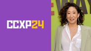 Logo da Comic Con Experience 24 e atriz Sandra Oh - Reprodução/Instagram - @iamsandraohinsta e @ccxpoficial