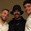 Lucas Rangel e Lucas Bley em casamento com DJ Topo