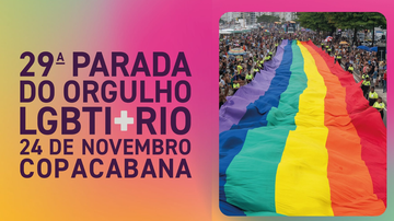 Divulgação da 29ª Parada LGBT - Reprodução/Instagram - @paradalgbtirio