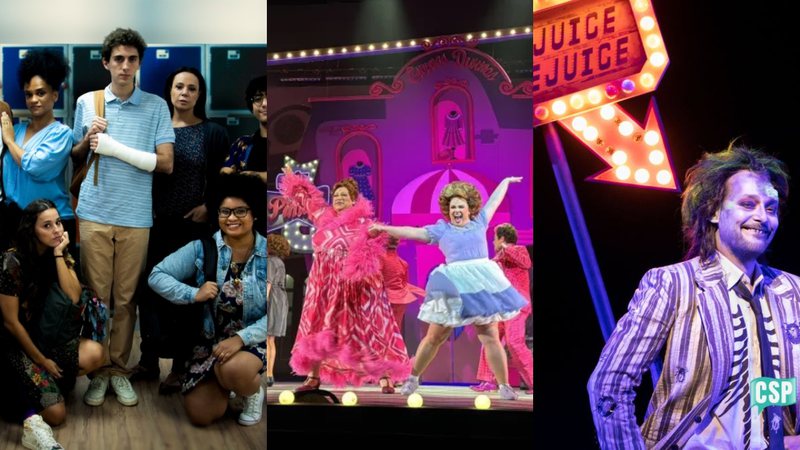 Fotos dos musicais "Querido Evan Hansen", "Hairspray" e "Beetlejuice - O Musical" - Divulgação