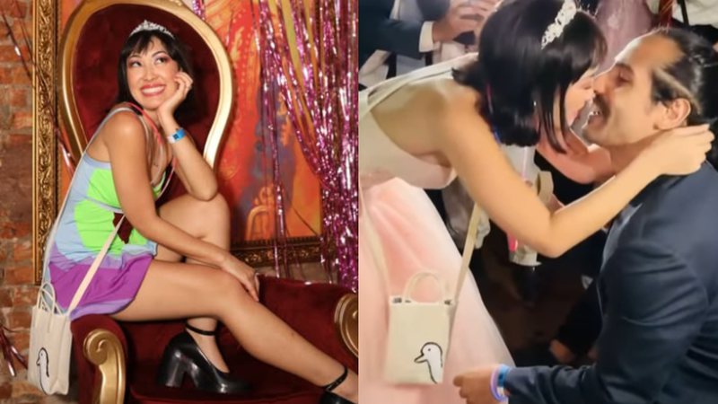 Ana Hikari na festa ao ser pedida em casamento - Reprodução / Instagram