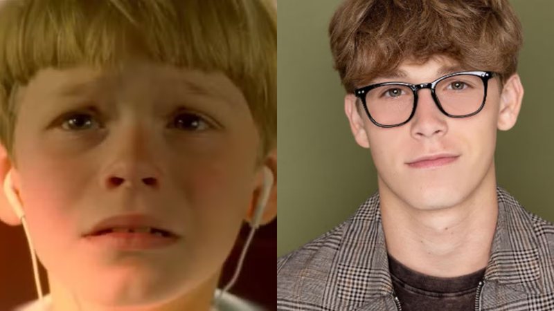 Hudson em 'Baby Driver' e aos 16 anos, antes de falecer - Divulgação e Reprodução / Instagram