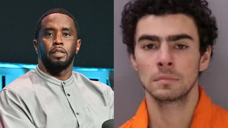 P. Diddy e Luis Magione - Getty Imagens e Reprodução / Altoona Police Department