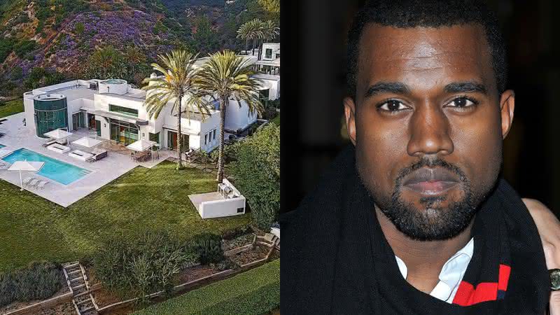 A casa comprada por Kanye West - Reprodução/MSL/Zillow e Getty Imagens