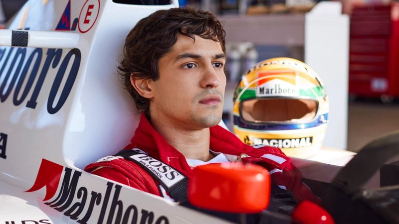 Gabriel Leone como Ayrton Senna - Divulgação / Netflix