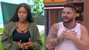 Giovanna e Marcelo no BBB 25 - Reprodução / TV Globo