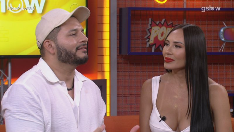 Marcelo e Arleane, os primeiros eliminados do BBB 25 - Reprodução / Gshow