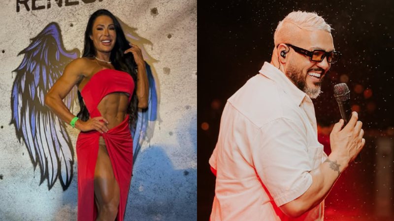 Gracyanne Barbosa e o ex-marido, o cantor Belo - Reprodução / Instagram