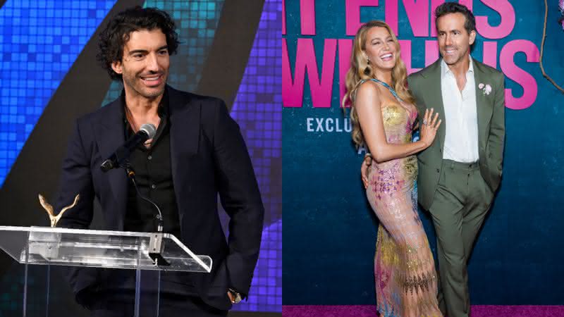 Justin Baldoni, Blake Lively e Ryan Reynolds - Getty Imagens