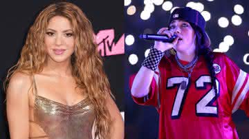 As artistas Shakira e Billie Eilish - Getty Imagens