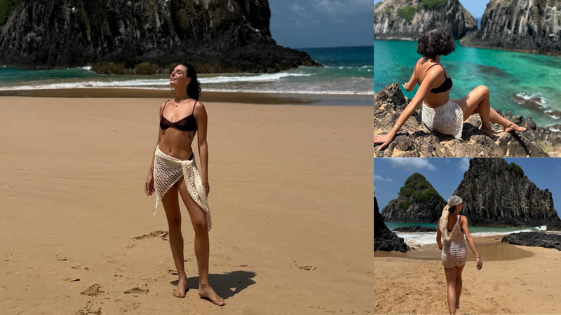 Isis Valverde aproveitando a lua de mel em Noronha - Arquivo pessoal/Instagram