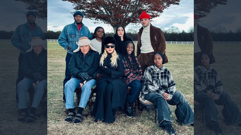 Madonna e sua família no dia de Ação de Graças - Arquivo pessoal/Instagram