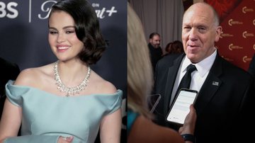 Selena Gomez e o político Tom Homan - Getty Imagens