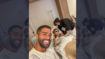 Virginia Fonseca após cirurgias com o marido Zé Felipe e amigo Hebert Gomes - Arquivo pessoal/Instagram