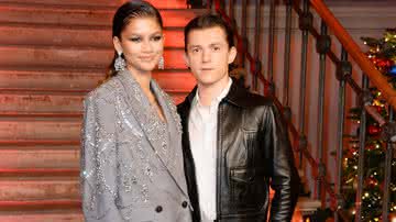 A atriz Zendaya e o ator Tom Holland - Getty Imagens