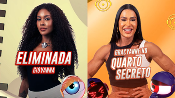 Giovanna Jacobina é eliminada e Gracyanne Barbosa vai para o Quarto Secreto - Divulgação/TV Globo