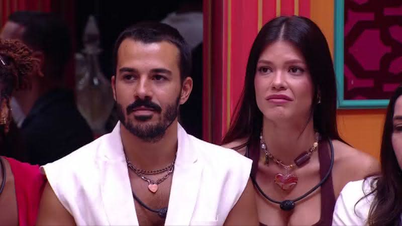 Mateus e Vitória no BBB 25 - Reprodução / TV Globo