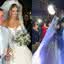 Amado Batista e Calita Miranda em festa de casamento