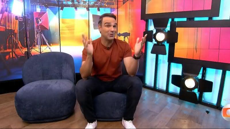 Tadeu Schimdt no confessionário do BBB - Reprodução / TV Globo