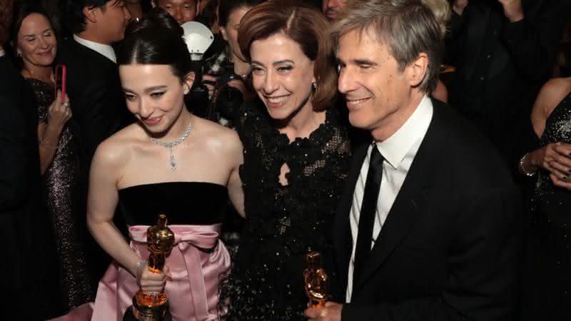 Mike Madison, Fernanda Torres e Walter Salles - Getty Imagens