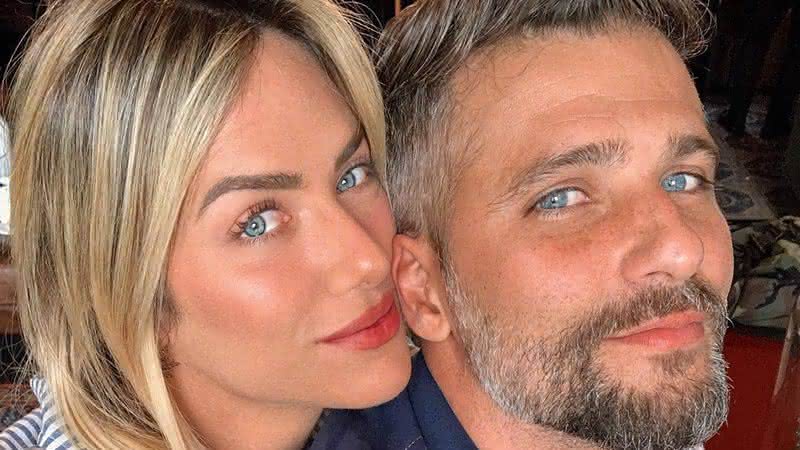 Bruno Gagliasso exibe barriguinha de Giovanna Ewbank - Instagram