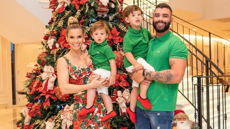 Andressa Suita lamenta ao ver os dois filhos doentes - Instagram