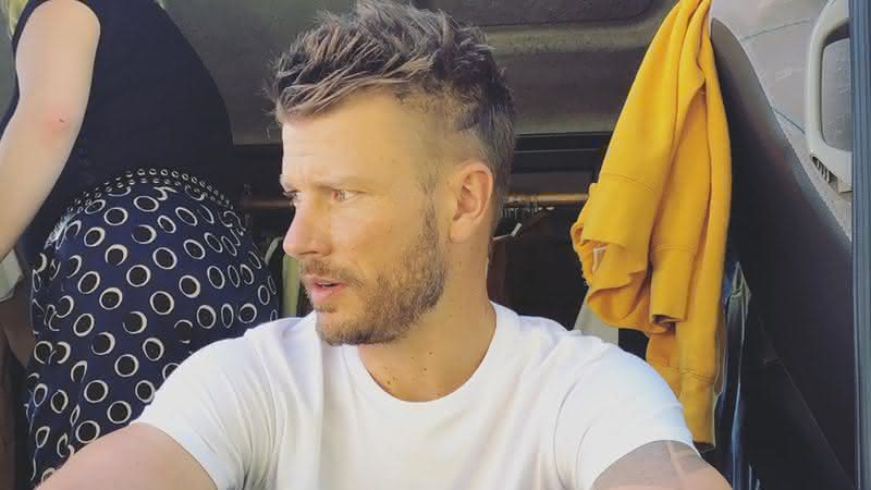 Com cabelo comprido, Rodrigo Hilbert relembra primeira aparição na TV ao lado de Marieta Severo - Instagram