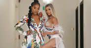 Ludmilla e Brunna Gonçalves posam abraçadas e corpão da bailarina chama atenção - Instagram