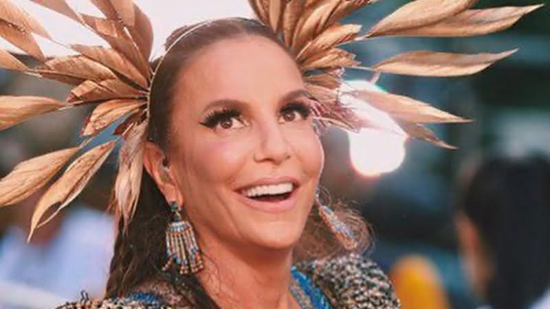 Ivete Sangalo surge com a cara pintada de tinta durante e quarentena - Instagram