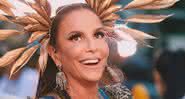 Ivete Sangalo surge com a cara pintada de tinta durante e quarentena - Instagram